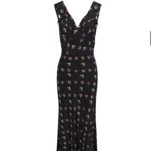 Realisation silk maxi dress
